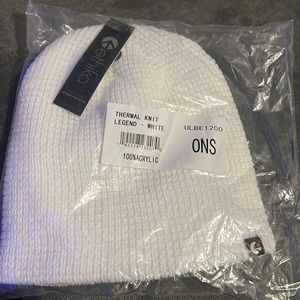 New white ethika thermal knit hat